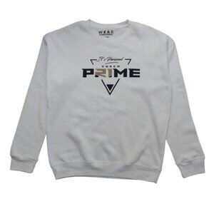 Wear Its Personal Coach Prime Sweatshirt M/M White Polyester Cotton Crewneck.